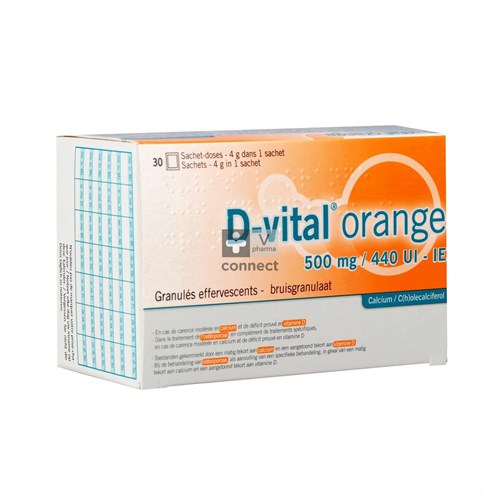 D Vital  500/440  Calcium/Vitamine D3 30 Sachets