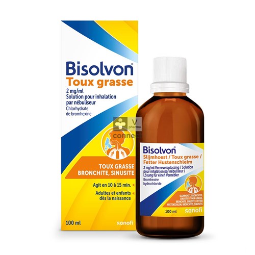 Bisolvon Solution pour Inhalation par Nébulisateur 100 ml
