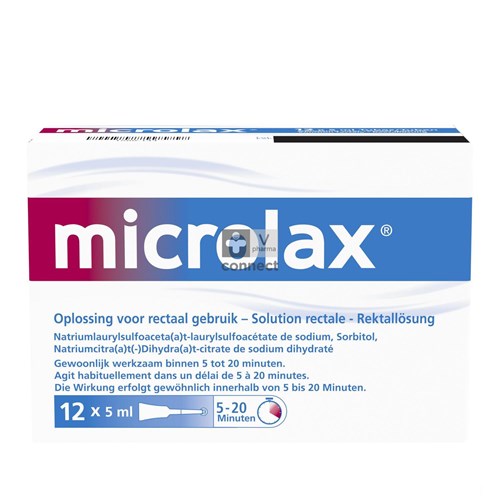 Microlax  5 ml Minilavements 12