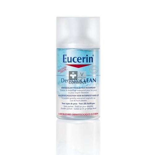 Eucerin Dermatoclean Démaquillant Yeux Waterproof 125 ml