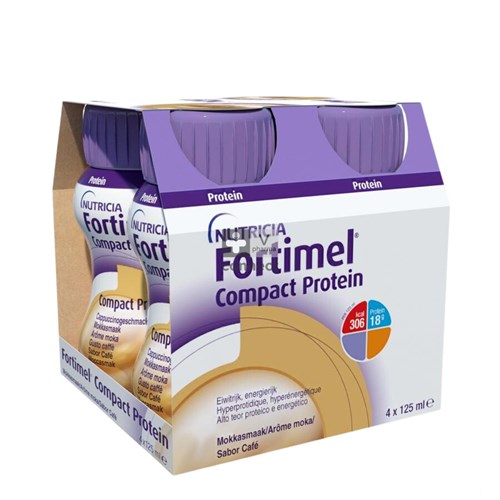 Fortimel Compact Protein Moka 125 ml 4 Pièces
