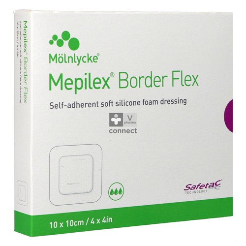 Mepilex Border Flex 10 x 10 cm 5 Pièces