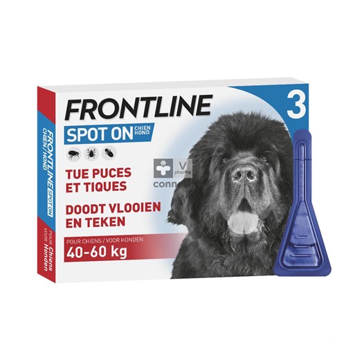 Frontline Spot-On Chien 40-60 Kg 3 pipettes