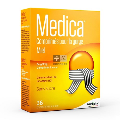 Medica Gorge Miel 36 Comprimés