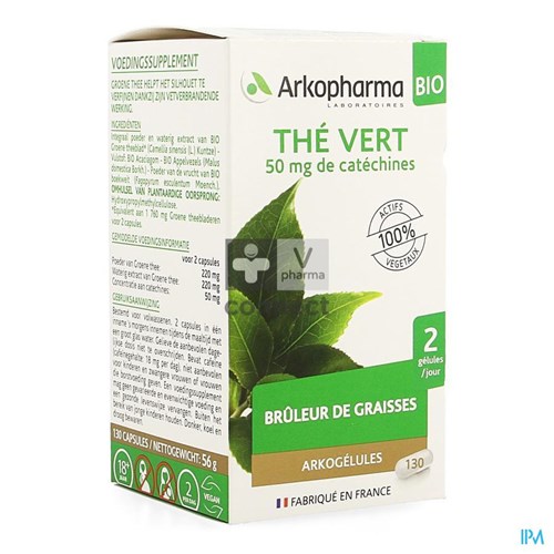 Arkocaps Bio groene thee 130 capsules