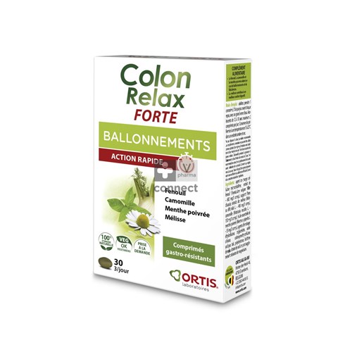 Ortis Colon Relax Forte 30 Comprimes