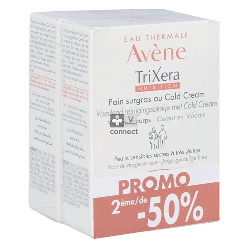 Avene Trixera Nutrition Pain Cold Cream 2 x 100 g Prix Promo