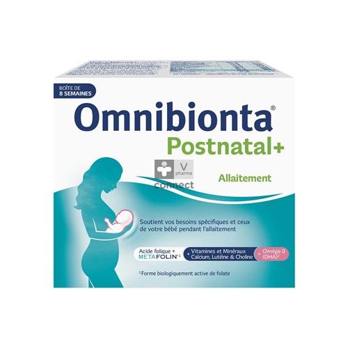 Omnibionta Postnatal+  56 Comprimés + 56 Capsules