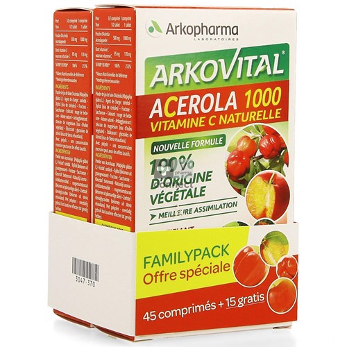 Arko Acerola 1000 60 tabletten