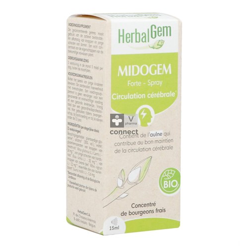 Herbalgem Midog Fort Spray Bio 15ml