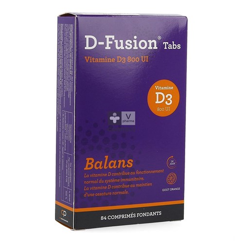 D-fusion Tabs 800 Smelttabl 84