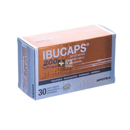 Ibucaps Apotex 200 mg x 30 Comprimés