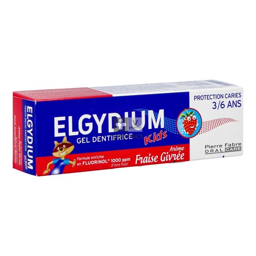 Elgydium Dentifrice Kids Fraise Givree 50 ml