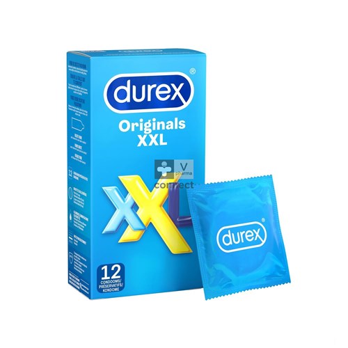 Durex Original Préservatifs XXL 12 Pièces