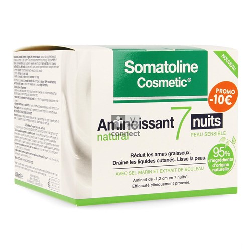 Somatoline Cosmetic Amincissant 7 Nuits Natural 400 ml Prix Promo -10€