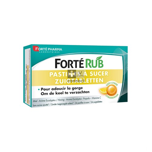 Forte Forterub Citron 24 Pastilles