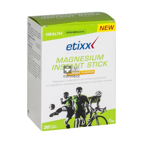Etixx Magnesium Instant Tropical 30 Sticks