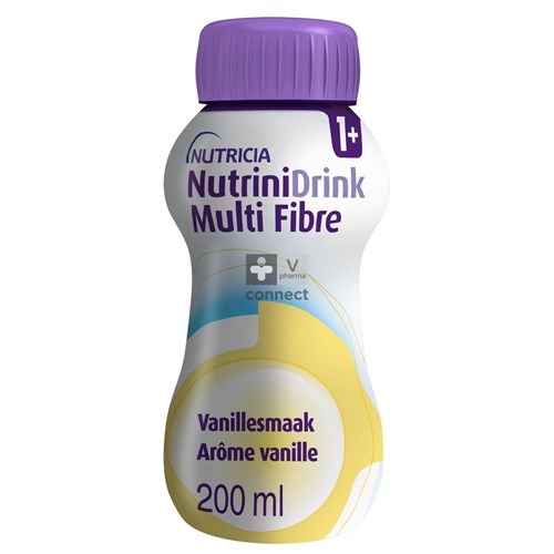 Nutricia Nutrinidrink Multi Fibre Vanille 200 ml