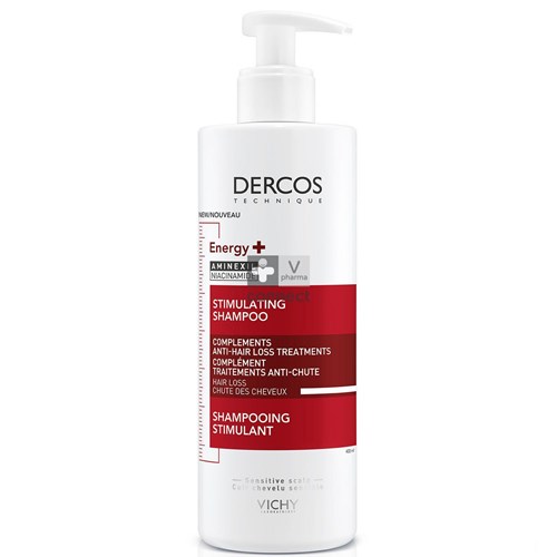 Vichy Dercos Revitaliserende shampoo Aanvulling op anti-haaruitvalbehandeling 400 ml