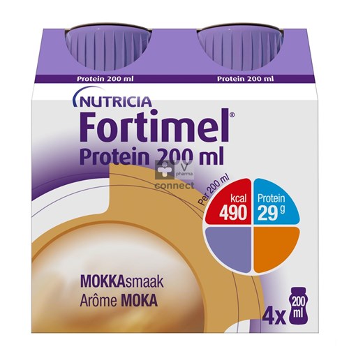 Fortimel Protein 200ml Mokka 4x200ml
