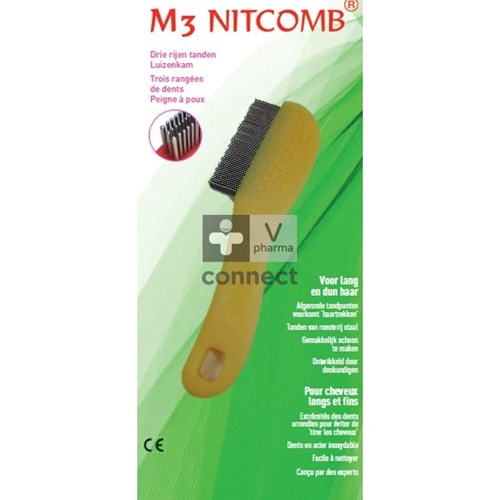 Nitcomb-M3 Peigne Poux et Lentes