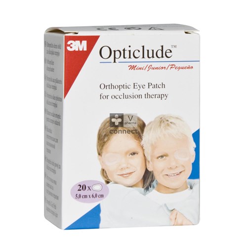 Opticlude Junior Eye Patch 63x48mm 20 Pieces   20 1537