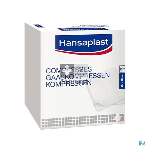 Hansaplast Compresses Douces 10 x 10 cm 50 Pièces