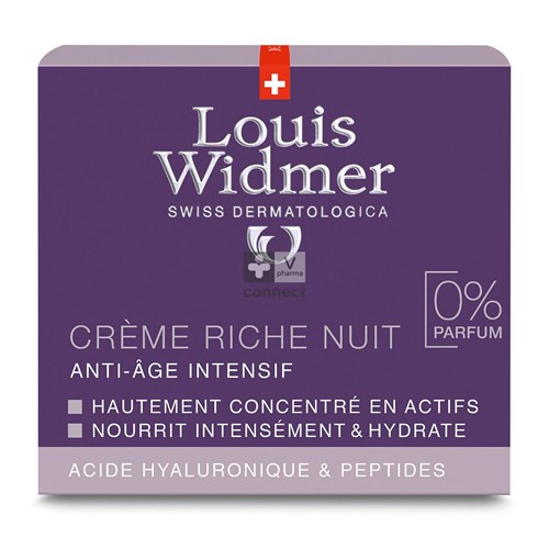 Widmer Crème Riche Nuit Non Parfumée 50 ml