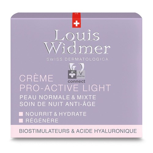 Widmer Crème Pro Active Light Avec Parfum 50 ml