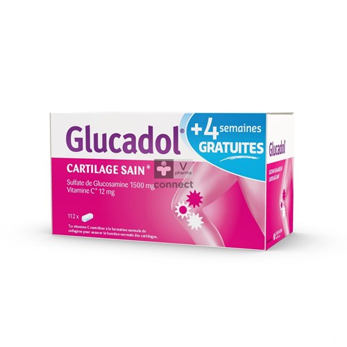 Glucadol 1500 mg 112 Comprimés ( 84 + 28 Gratuit )