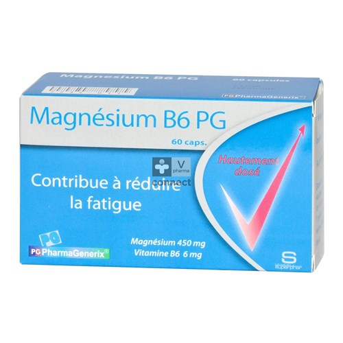 Pg Magnesium B6 450 mg 60 Capsules