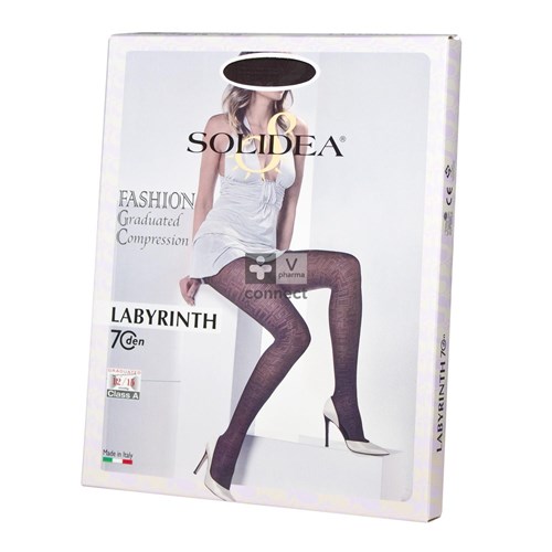 Solidea Collant Fashion Labyrinth 70 Moka 4-l