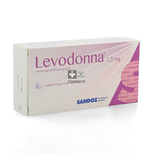 Levodonna Sandoz 1,5 mg 1 Comprimé