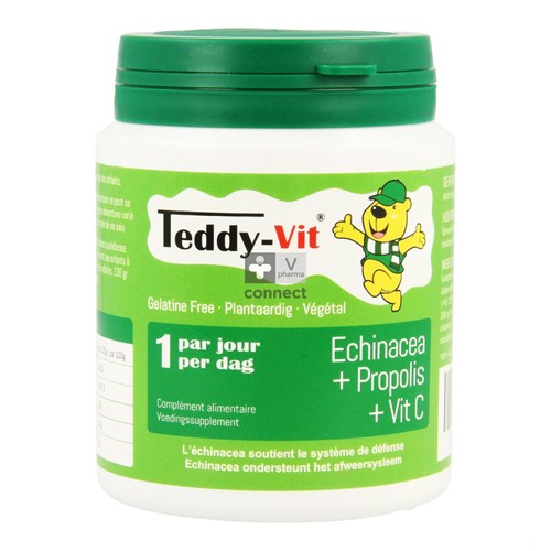 Teddy Vit Kids Echinacea + propolis + vitamine C Beergommetjes 50 stuks