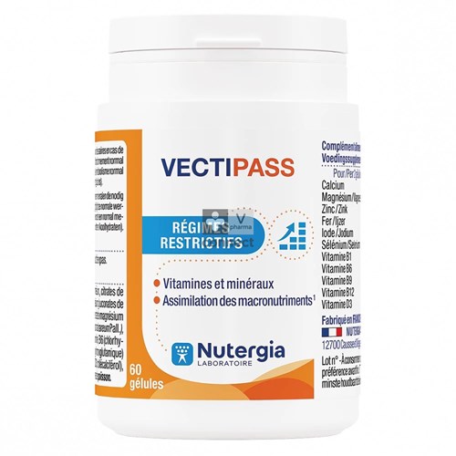 Nutergia Vecti-Pass 60 Gélules
