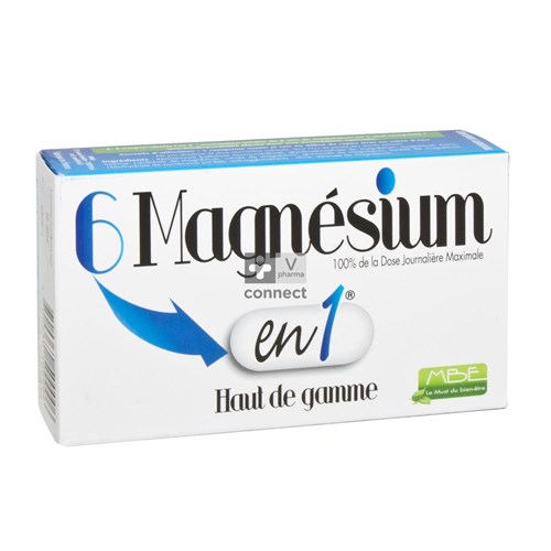 Magnesium 6 en 1  60 Comprimés