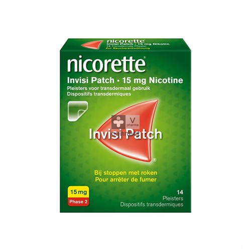 Nicorette Invisi Patch 15 mg 14 Patchs