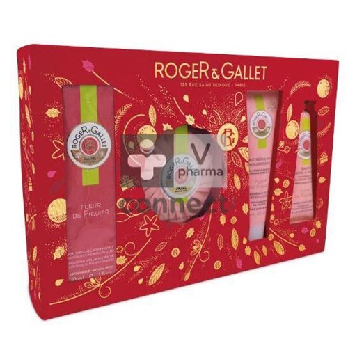 Roger Gallet Coffret Fleurs Figuier Edition 30 ml 4 Produits