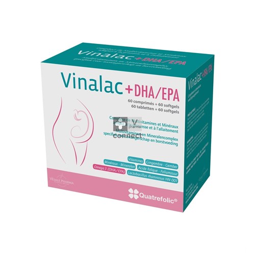 Vinalac DHA/EPA 60 Comprimés + Softgel 60 Gelules