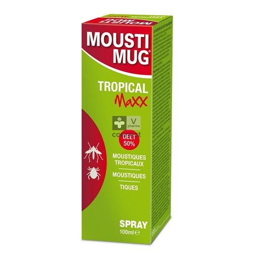 Moustimug Tropical Maxx Deet 50% Spray