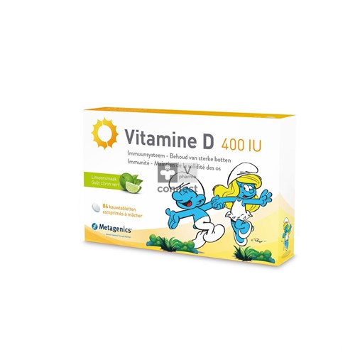 Vitamine D 400iu Metagenics Smurfen Comp 84