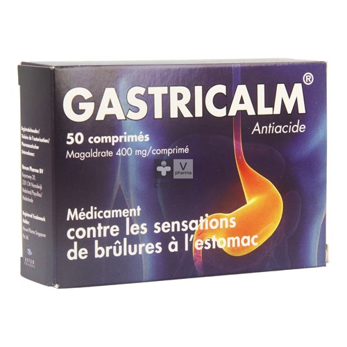Gastricalm 400 mg 50 Comprimés