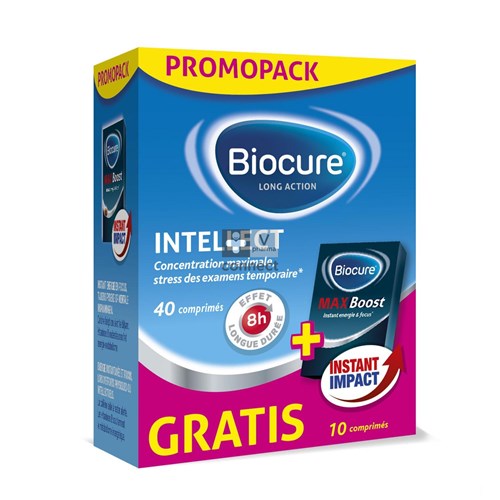 Biocure Intellect  40 Comprimés +10 Comprimés Gratuits