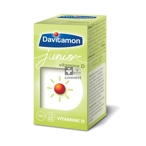 Davitamon Junior Vitamine D3 120 Comprimés Fondants