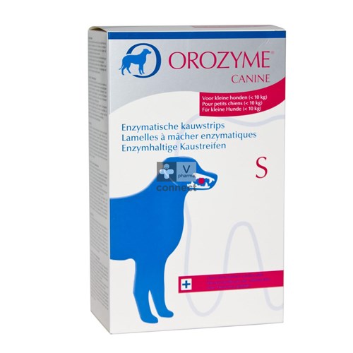Orozyme Canine S Kauwstrips Enzym.hond <10kg 224g