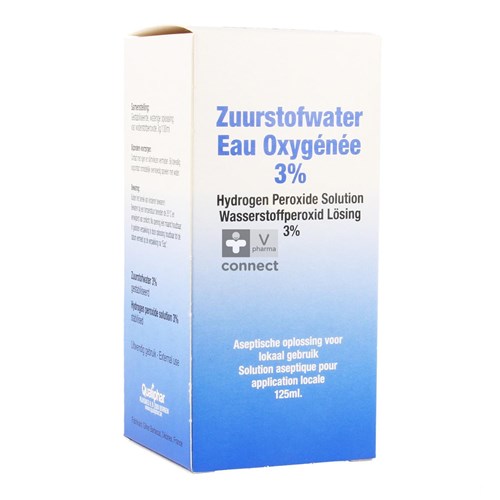 Zuurstofwater 3% 125 ml Qualiphar