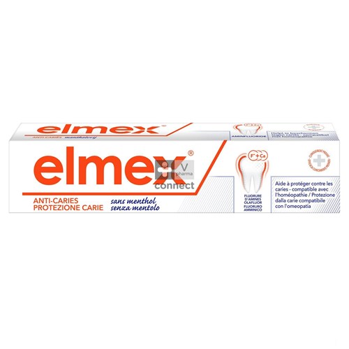 Elmex Dentifrice Sans Menthol 75 ml