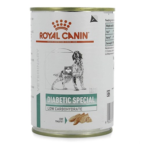 Royal Canin Veterinary Diet Canine Diabetic Low Carbohydrate 410 g 12 Boites