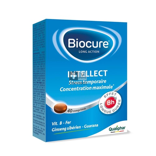 Biocure Long Action Intellect Étudiant 40 Comprimés