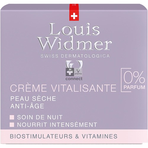 Widmer Crème Vitalisante Anti Age Sans Parfum 50 ml